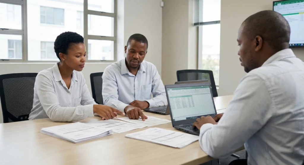 South African procurement team reviewing co-packer specifications and batch documentation | how to choose a co-packer South Africa