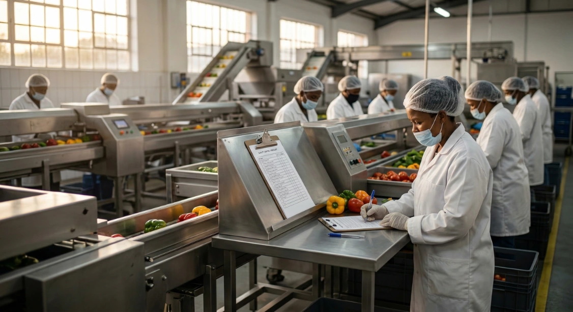 Quality control checklist on a South African food production line | BRCGS vs FSSC 22000