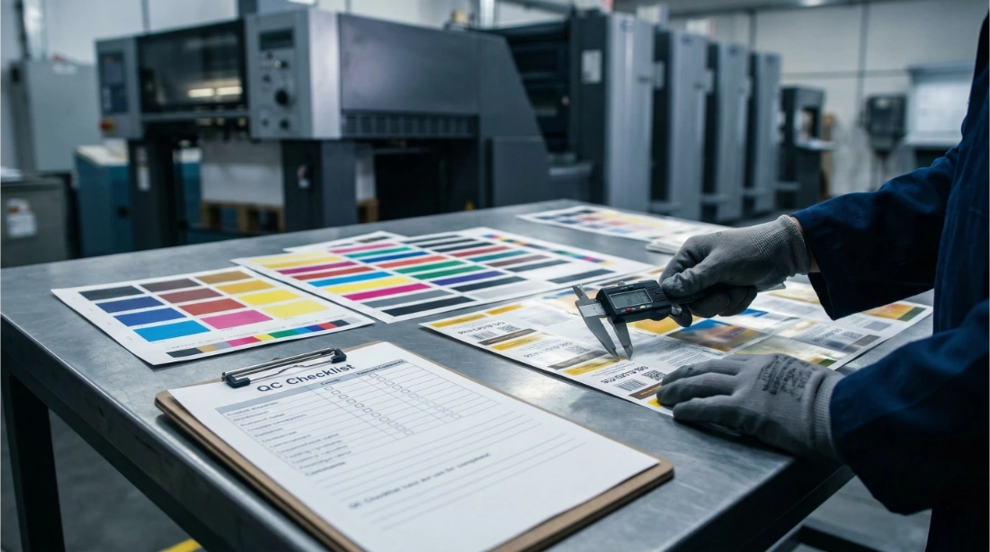 Packaging quality control check for label size and print consistency | packaging suppliers South Africa food