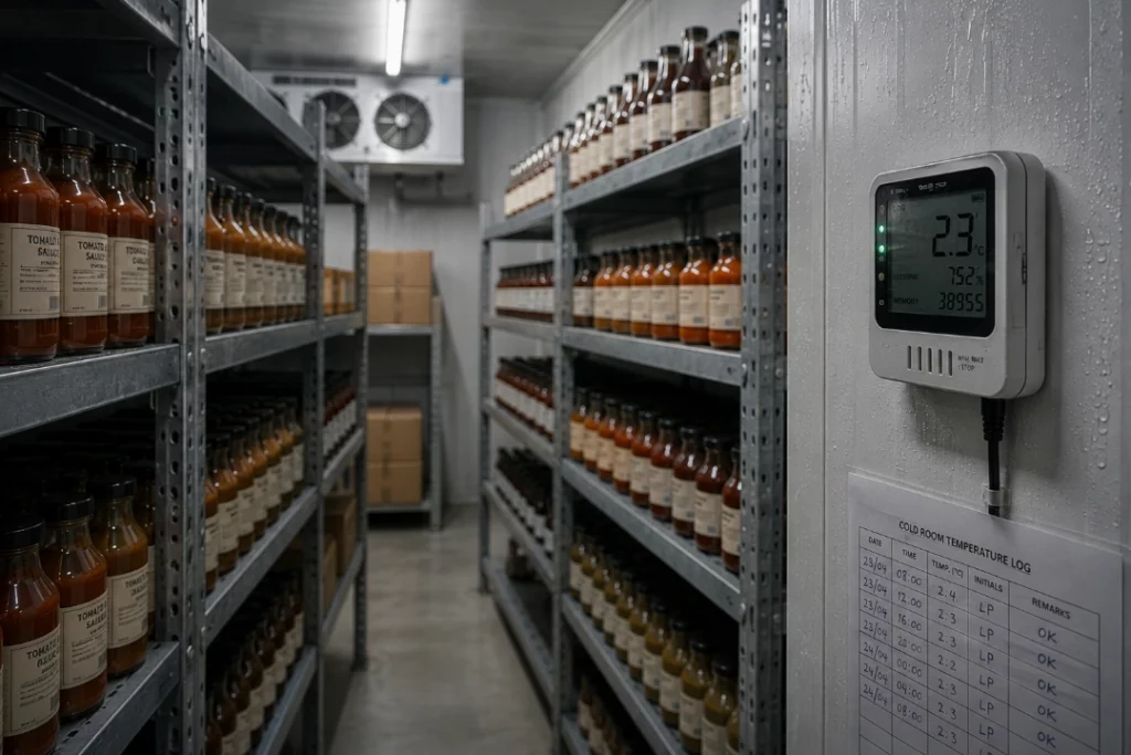 Cold storage supporting shelf life studies and microbiological testing for SA food products